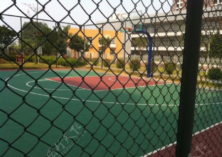 广氮花园篮球场图片