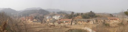 古老农村风景图图片