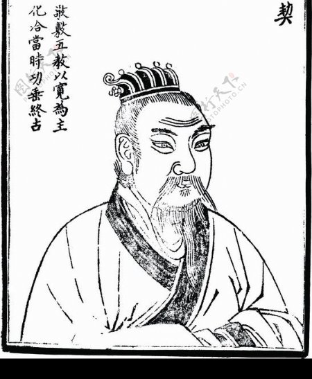 中国历史人物契图片