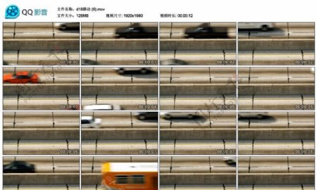 公路上的汽车高速拍摄高清实拍视频素材