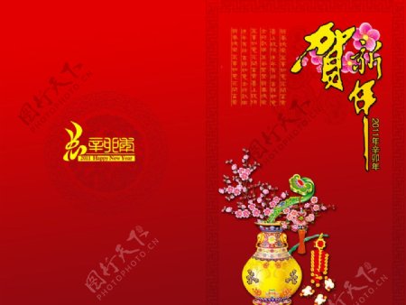 新年贺卡2011贺卡图片