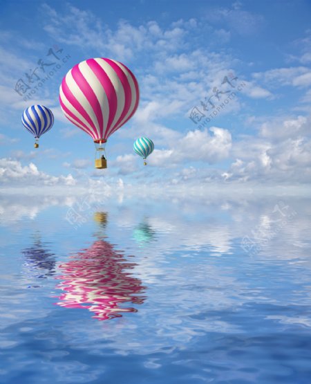 梦幻气球图片