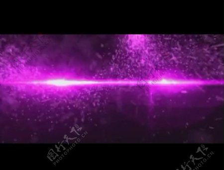 紫色粒子星光视频素材