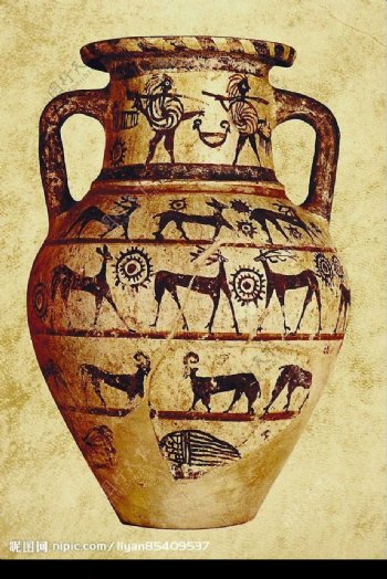 古埃及陶器图片