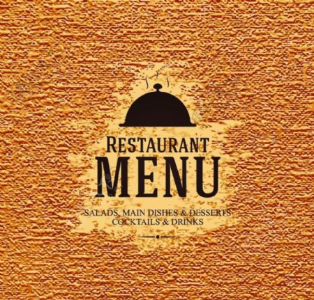西餐厅菜单封面图片
