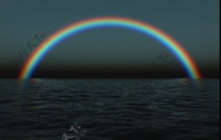 海浪彩虹