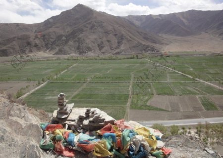 西藏第一块田图片
