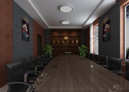 会议室VR渲染效果图图片
