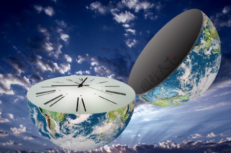 地球时钟图片