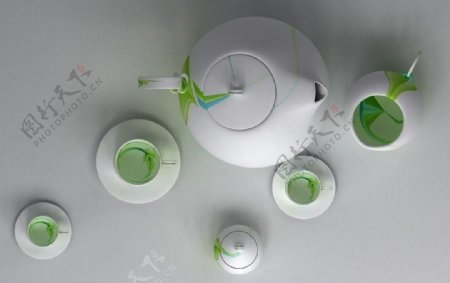 3D茶壶图片
