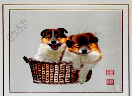 中国刺绣图片