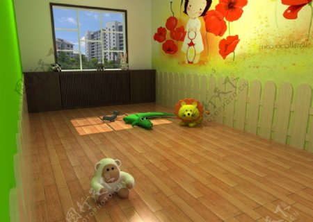 幼儿园3D效果图图片