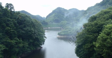 日本钓鱼场所山水岛屿仙境图片