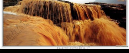 黄河瀑布写真艺术3图片
