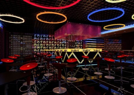 3D酒吧效果图图片