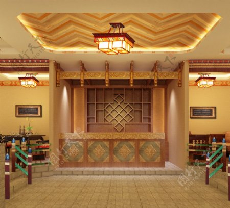 藏式前厅图片