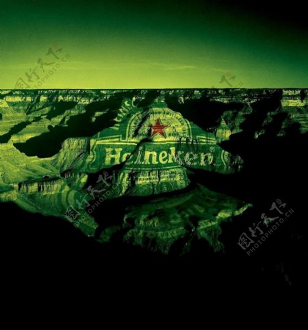 喜力啤酒国外设计美国大峡谷篇图片