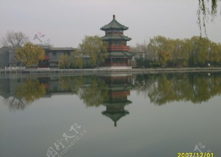 北京园林一角图片