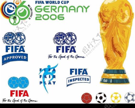2006世界杯矢量图图片