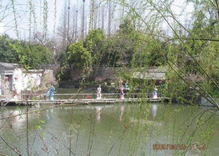 南京白鹭洲公园图片