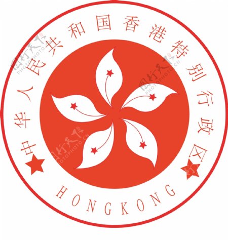 香港徽章标志ai图片