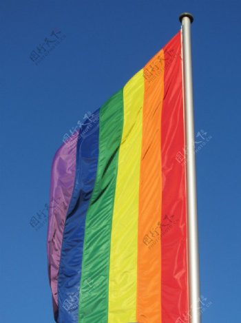 彩虹旗图片