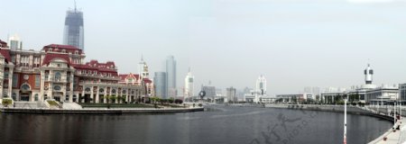 天津站全景图片