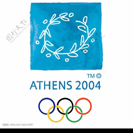 2004奥运会徽标图片