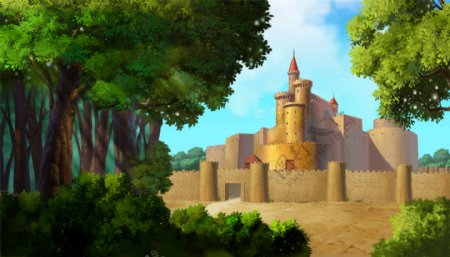 动画背景城堡图片
