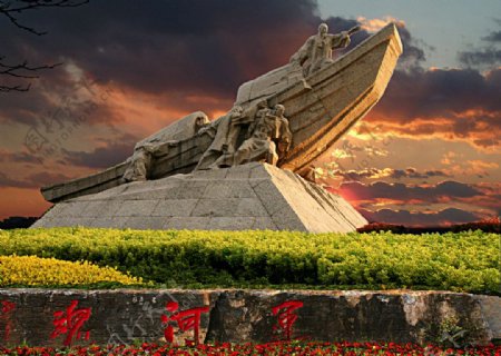 杭州公园雕塑非高清图片