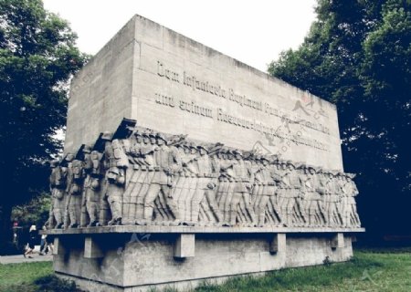 德军阵亡将士纪念浮雕图片