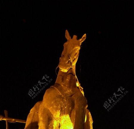 项王码头夜景图片