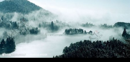 庐山如琴湖云海图片