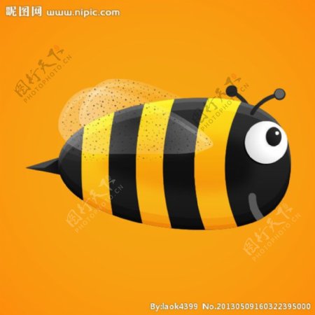 蜜蜂矢量图图片