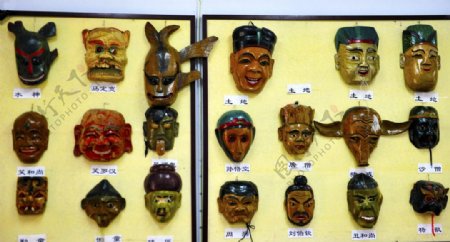 傩面具装饰图片