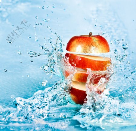 苹果水波设计图片