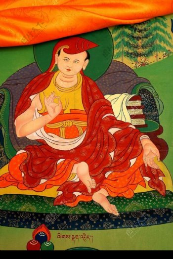 藏传佛教壁画唐卡图片