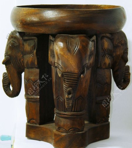 泰国木象烛台图片