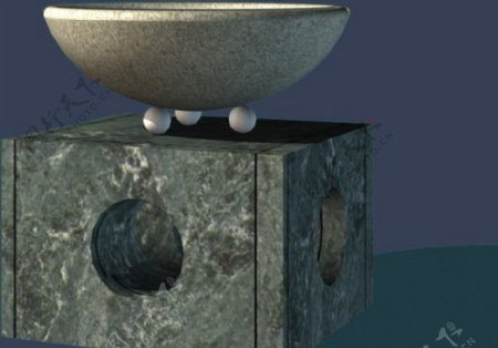 3DMAX模型花钵图片