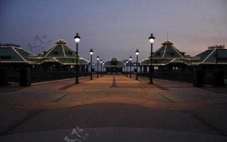 迪士尼乐园酒店码头图片