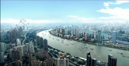 上海南外滩规划实景合成图片