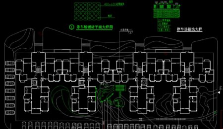 公园景观聚逸居总平面图图片