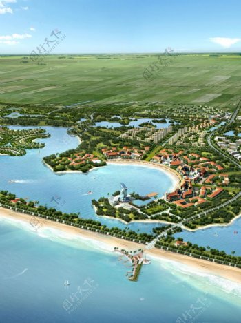 海边新城区环境设计图片