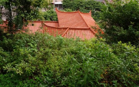 玉屏山公园大门屋顶图片