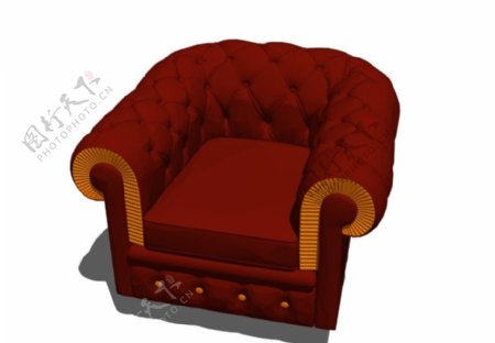 3D单人沙发图片