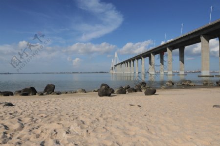 海湾大桥图片