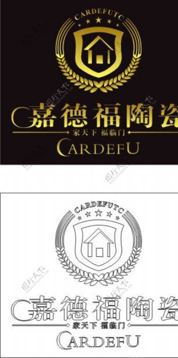 嘉德福陶瓷Logo图片