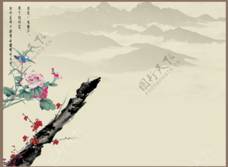 中国风背景模板姑苏小雅篇图片