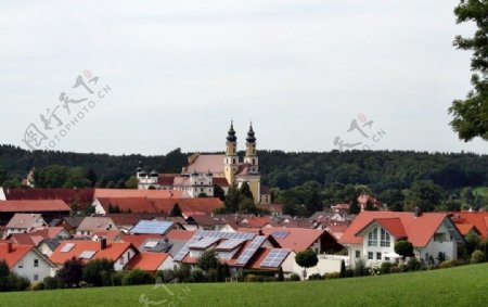 德国小镇旅游风景图片