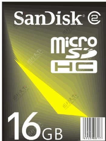 SanDiskMiniSDHC标识图片